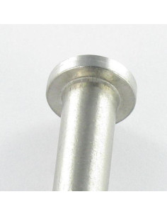 Pasador cabeza plana 10X84 perforada 3 Inoxidable A4 2