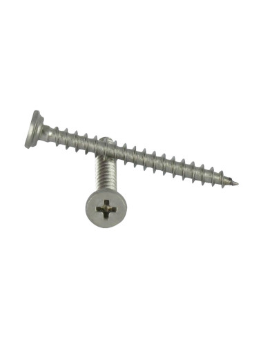 1 x Tornillo pvc Inoxidable A2 cabeza...