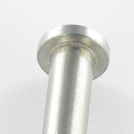 1 x Pasador cabeza plana 10X64 perforada 3 Inoxidable A4