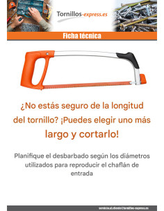 Tornillo metales cabeza hexagonal natural nylon poliamida... 2