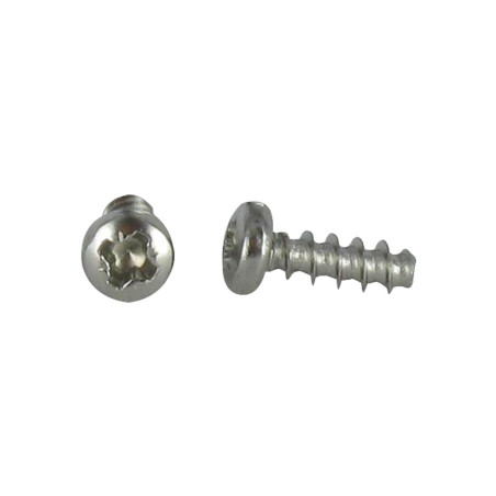 1 x Tornillo pvc cabeza cilíndrica abombada Pozi 4X12 Varilla roscada 30 grado Inoxidable A2