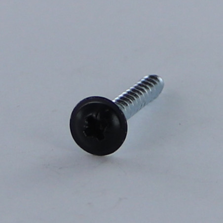 1 x Tornillo madera aglomerado poelier cabeza redonda ancha Pozi PZ4 4.5X35 roscado total Acero cincado blanco RAL9004