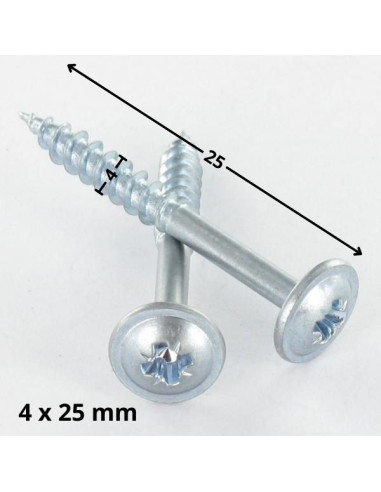 1 x Tornillo madera aglomerado poelier cabeza...