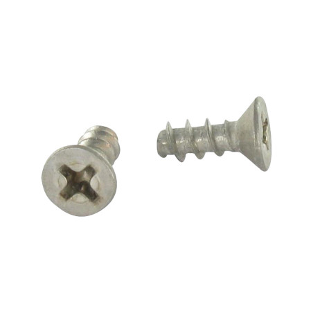 1 x Tornillo pvc cabeza fresada/testa svasat phillips 4X10 Varilla roscada 40 GRADO Inoxidable A2