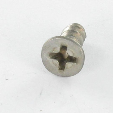 1 x Tornillo pvc cabeza fresada/testa svasat phillips 4X10 Varilla roscada 40 GRADO Inoxidable A2