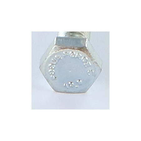 1 x Tornillo metales cabeza hexagonal M16X70 clase 10.9 Acero cincado blanco