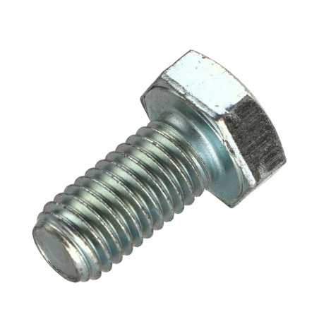 1 x Tornillo metales cabeza hexagonal M8X25 clase 10.9 Acero cincado blanco