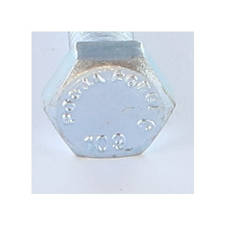 1 x Tornillo metales cabeza hexagonal M12X100 clase 10.9 Acero cincado blanco