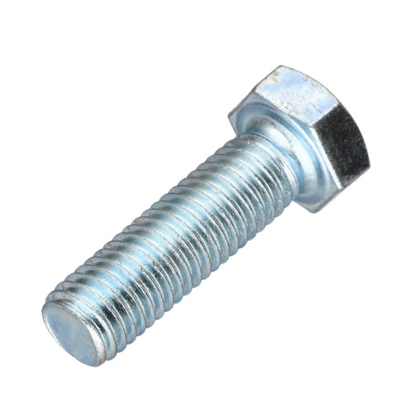 1 x Tornillo metales cabeza hexagonal M12X40 clase 10.9 Acero cincado blanco