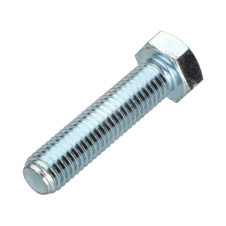 1 x Tornillo metales cabeza hexagonal M12X50 clase 10.9 Acero cincado blanco