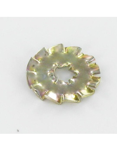 1 x Arandela abanico doble dentado DD M3 Bicromato