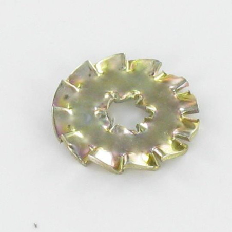 1 x Arandela abanico doble dentado DD M3 Bicromato
