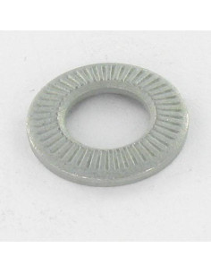 Arandelas contacto M2.5X4.6X0.5 Acero cincado blanco...