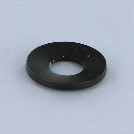 1 x Arandelas contacto M3X8X0.6 Acero cincado negro serie M (Media)