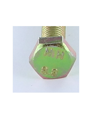 1 x Tornillo metales cabeza hexagonal M8X100...