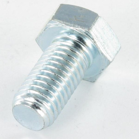 1 x Tornillo metales cabeza hexagonal M3X12 Clase 8.8 Acero cincado blanco microtornillo