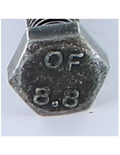 Tornillo metales cabeza hexagonal M10X100 Clase 8.8 Acero... 2