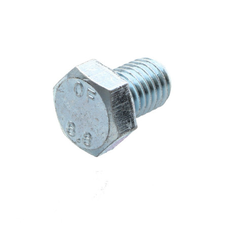 1 x Tornillo metales cabeza hexagonal M14X25 Clase 8.8 Acero cincado blanco