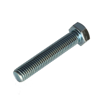 1 x Tornillo metales cabeza hexagonal M14X80 Clase 8.8 Acero cincado blanco
