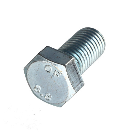 1 x Tornillo metales cabeza hexagonal M16X40 Clase 8.8 Acero cincado blanco