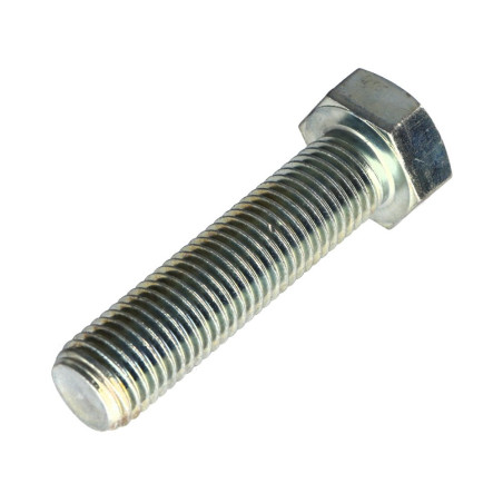 1 x Tornillo metales cabeza hexagonal M16X75 Clase 8.8 Acero cincado blanco
