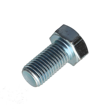 1 x Tornillo metales cabeza hexagonal M18X35 Clase 8.8 Acero cincado blanco
