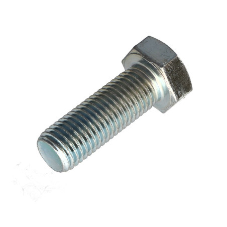 1 x Tornillo metales cabeza hexagonal M18X50 Clase 8.8 Acero cincado blanco