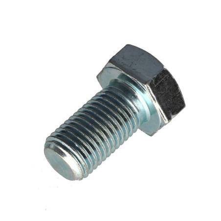 1 x Tornillo metales cabeza hexagonal M22X40 Clase 8.8 Acero cincado blanco