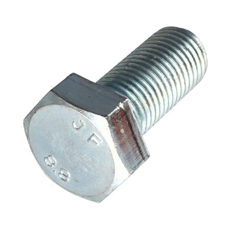 1 x Tornillo metales cabeza hexagonal M22X60 Clase 8.8 Acero cincado blanco