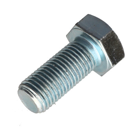 1 x Tornillo metales cabeza hexagonal M24X45 Clase 8.8 Acero cincado blanco