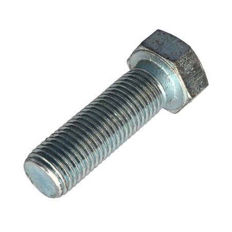 1 x Tornillo metales cabeza hexagonal M24X65 Clase 8.8 Acero cincado blanco