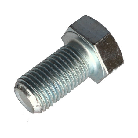 1 x Tornillo metales cabeza hexagonal M27X50 Clase 8.8 Acero cincado blanco