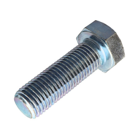 1 x Tornillo metales cabeza hexagonal M27X90 Clase 8.8 Acero cincado blanco