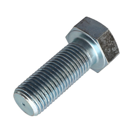1 x Tornillo metales cabeza hexagonal M30X70 Clase 8.8 Acero cincado blanco