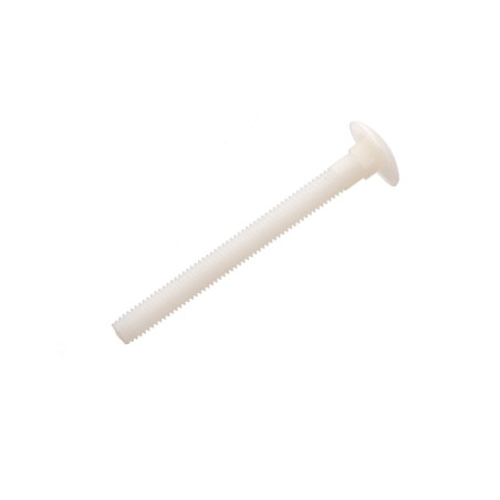 1 x Tornillos de Cabeza Redonda Cuello Cuadrado M8X25 natural nylon
