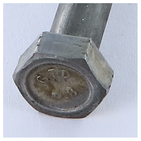 1 x Cuerpo de perno roscado parcial cabeza hexagonal M8X60 Clase 6.8 Acero bruto
