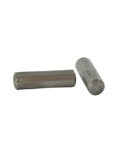 1 x Pasador estriado enchufable Inoxidable A1...
