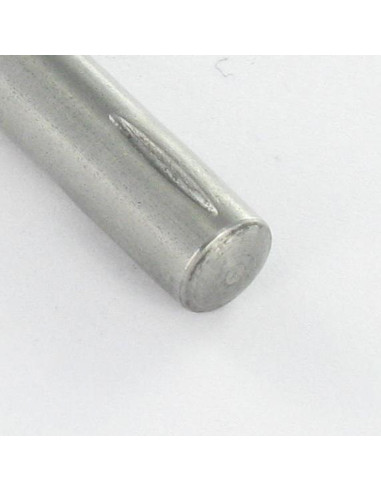 1 x Pasador estriado enchufable Inoxidable A1...