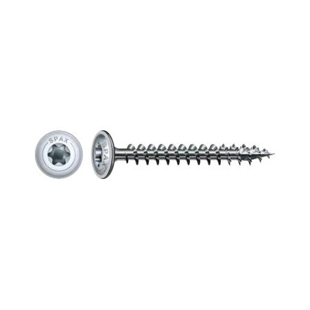 1 x Spax Tornillo madera cabeza disco TORX T30 6X60 roscado en 56 4CUT WIROX