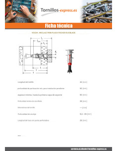 Taco DUOBLADE Fischer sin Tornillos 2