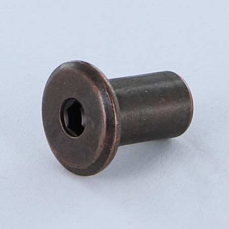 1 x Combifix tuerca encuadernadora cabeza plana diámetro de cabeza: 15 diámetro del cuerpo 9 longitud bajo cabeza 15 M6