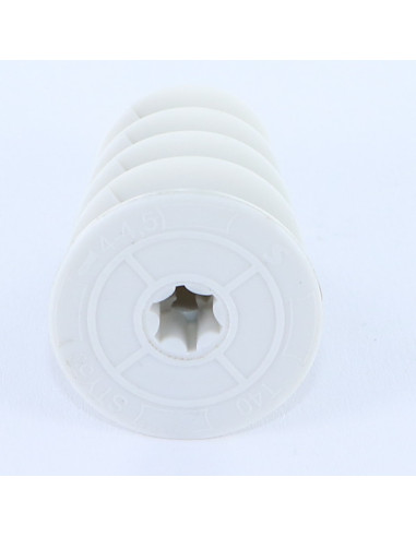 1 x Taco de aislamiento roscada GORDO 25X120 Nylon