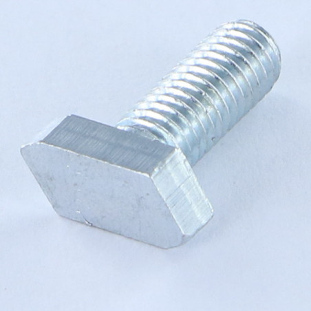 1 x Tornillo metales cabeza rombo M6X16 Acero cincado blanco 128 Horas niebla salina sin óxido rojo