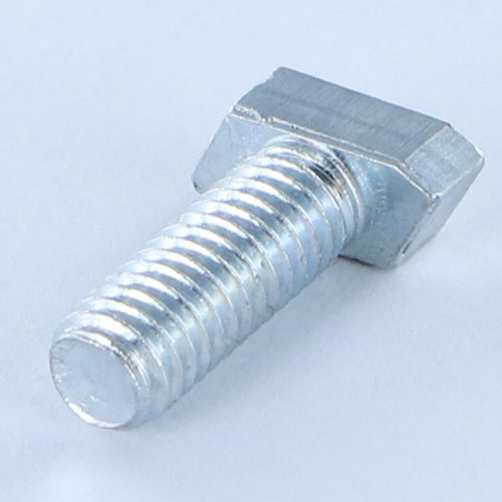 1 x Tornillo metales cabeza rombo M6X16 Acero cincado blanco 128 Horas niebla salina sin óxido rojo