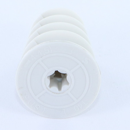 1 x Taco de aislamiento roscada GORDO 25X50 Nylon