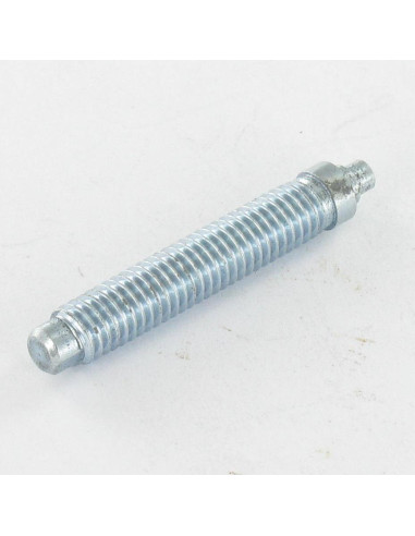 1 x Ejes para remachar Acero cincado blanco 6X39