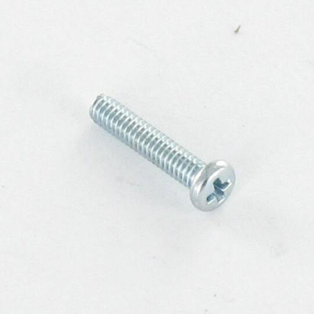 1 x Tornillo autorroscante Varilla roscada metales cabeza cilíndrica phillips M2X5 Acero cincado blanco microtornillo