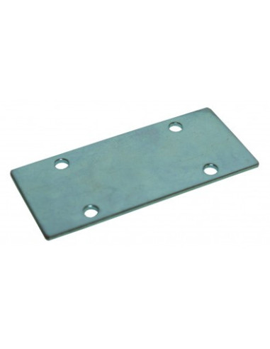 1 x Placa ASAMBLEA 45X101 Acero cincado blanco