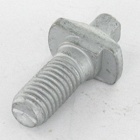 1 x Perno (vendido con tuerca) cabeza martillo 10X22 clase 6.8 Acero bruto GEOMET 500B