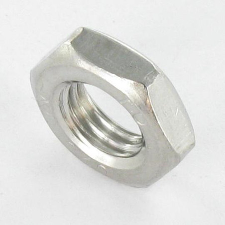 1 x Tuerca hexagonal baja hm/contratuerca N6 -32 UNC Inoxidable A2